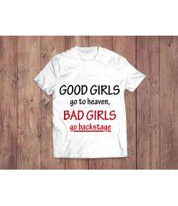 Good girls.../Bad girls... – Koszulka Damska