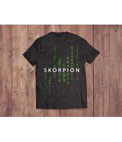 Skorpion – Koszulka znaki zodiaku